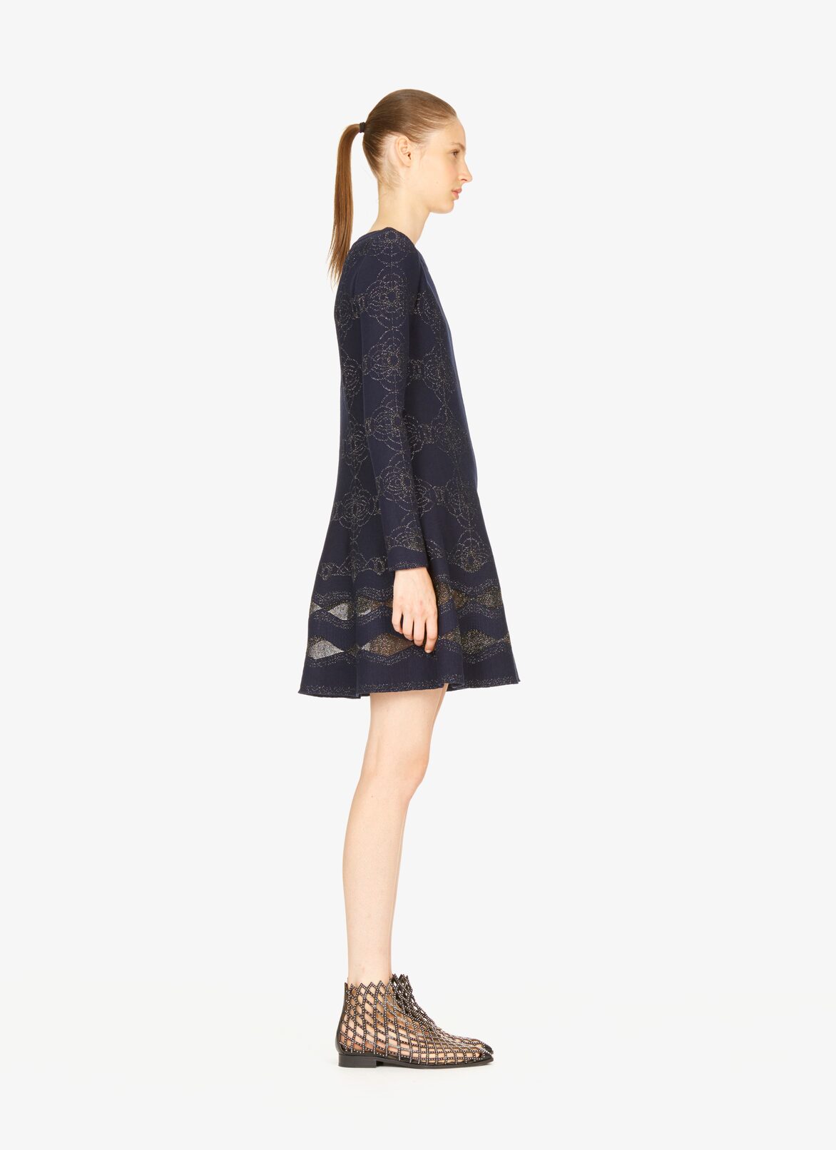 Knitted Tunic ALAÏA NIGHT BLUE KNITTED TUNIC